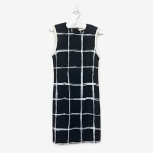 Jason Wu Collection Windowpane Sheath Dress Size 8